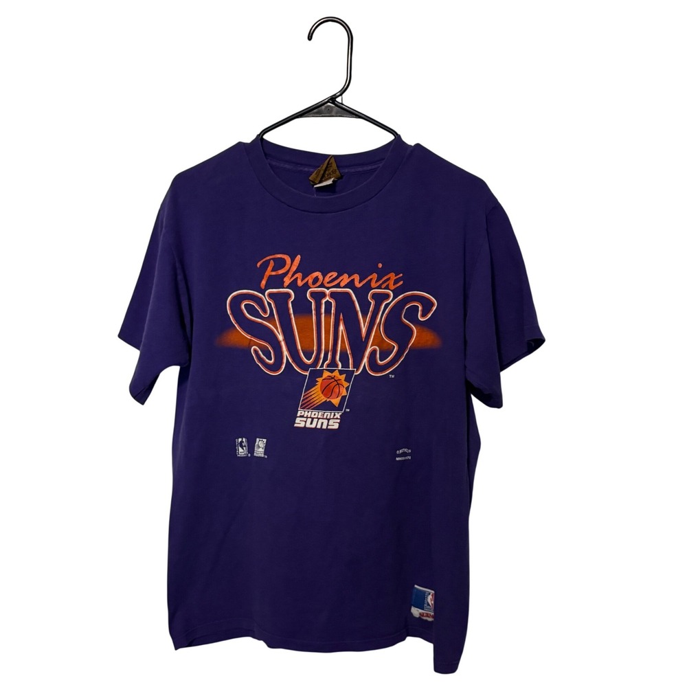 Nutmeg Phoenix Suns T-Shirt Mens Medium Purple Vintage 90s NBA Single Stitch USA